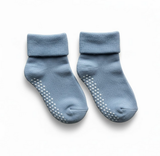 Non-Slip Blue Socks 2 Pack image 0