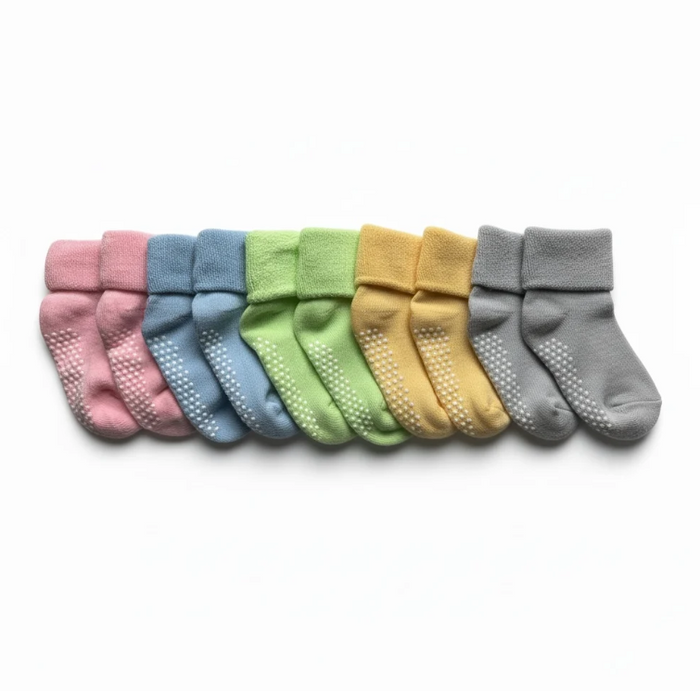 Non-Slip Blue Socks 2 Pack image 2