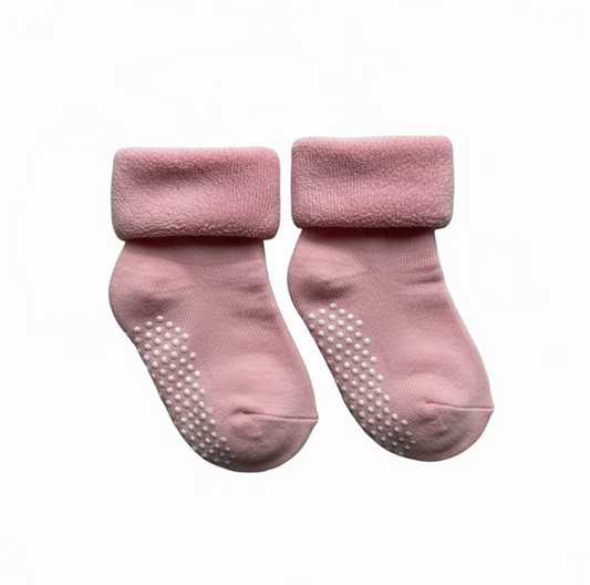 Non-Slip Pink Socks 2 Pack image 0