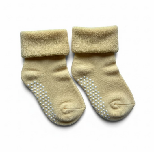 Non-Slip Yellow Socks 2 pack image 0
