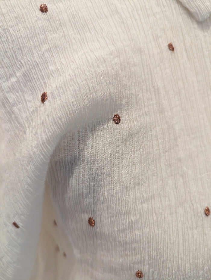 Numph White/ Pink dot Shirt XS