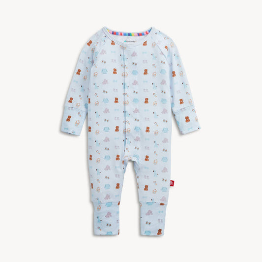 Nursery Nostalgia Blue Convertible Coverall
