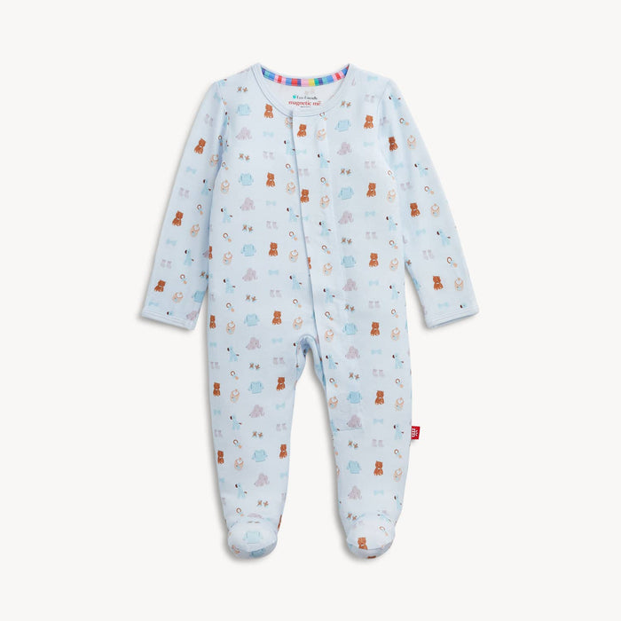 Nursery Nostalgia Blue Modal Footie