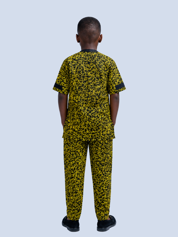 Okon Boys African Co-Ord Outfit, (shirt and matching pants)