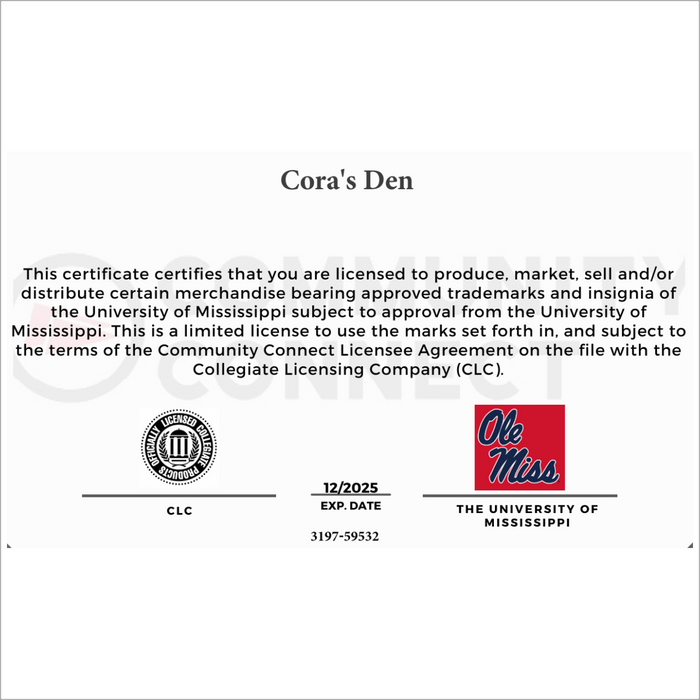Ole Miss SIP Earrings