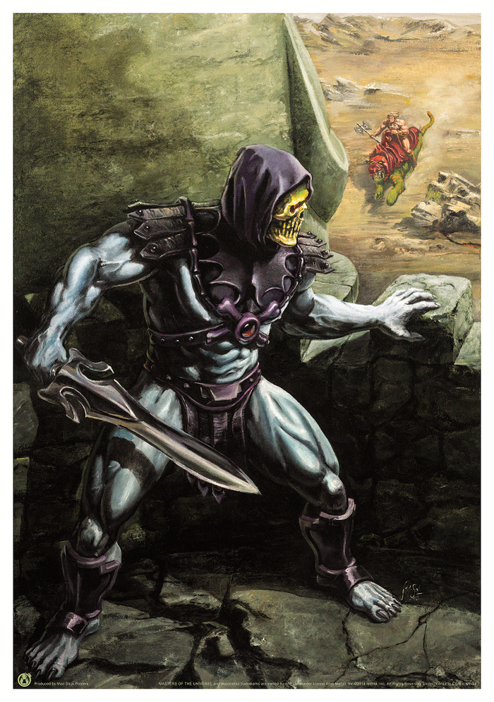 On Top of Grayskull- A Skeletor Portrait - Mad Duck Posters