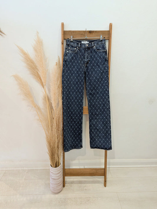 & Other Stories patterned jeans 28