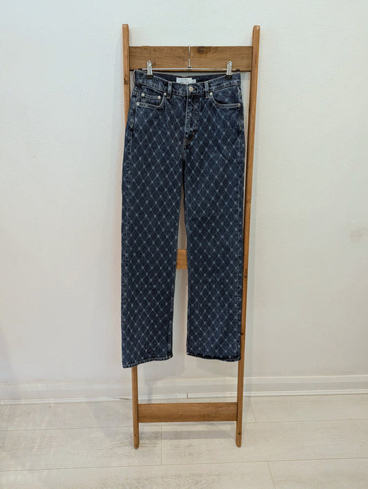 & Other Stories patterned jeans 28