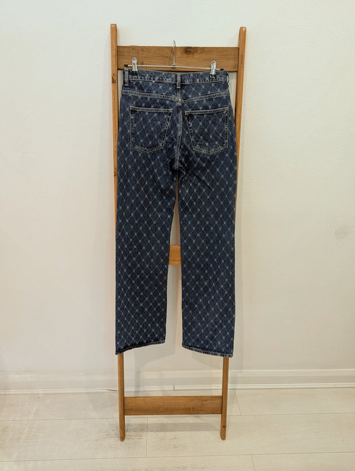 & Other Stories patterned jeans 28