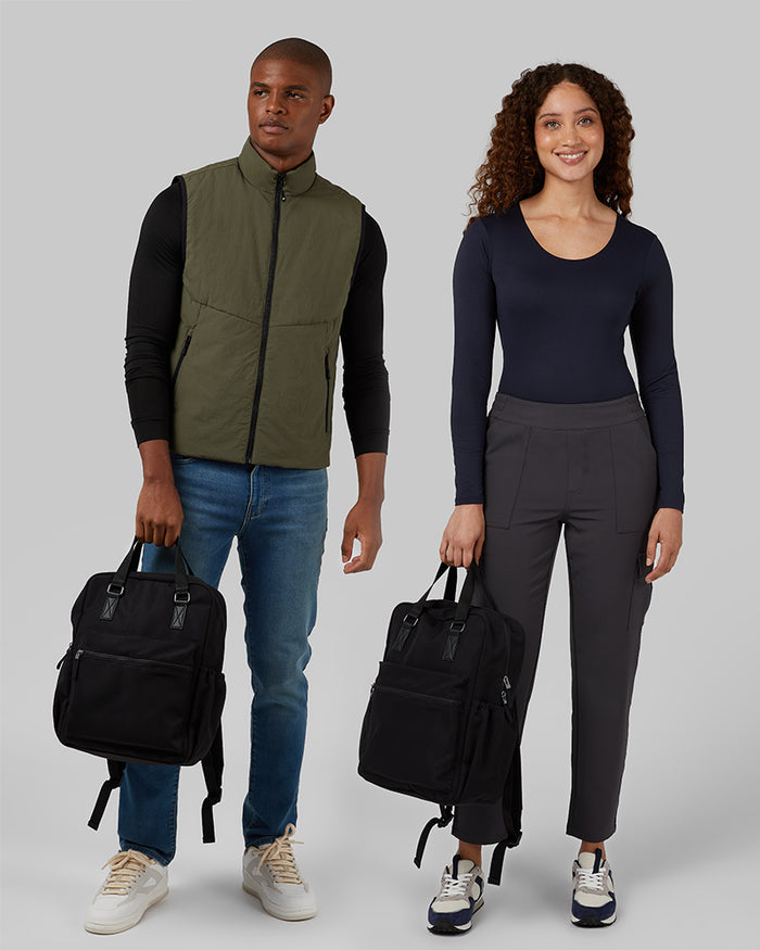 32 Degrees Black_Outdoor Backpack {bottom}{right}