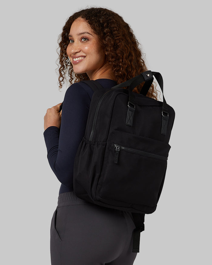 32 Degrees Black_Outdoor Backpack {bottom}{right}