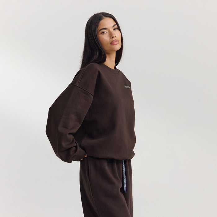 Oversized Jumper - Dark Chocolate