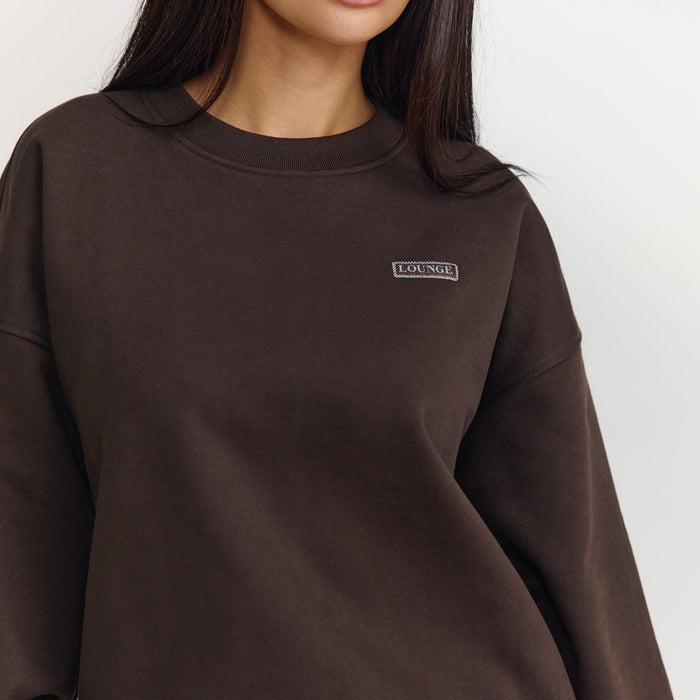 Oversized Jumper - Dark Chocolate