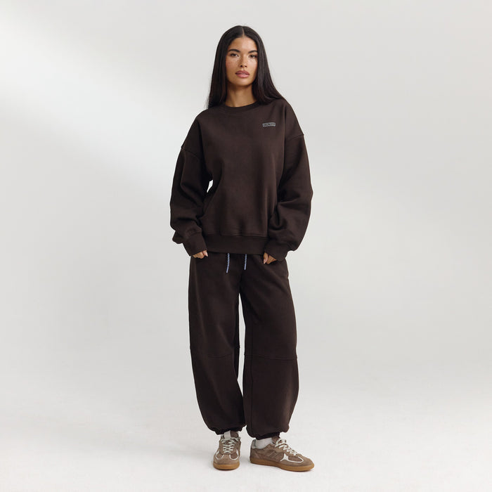 Oversized Jumper - Dark Chocolate