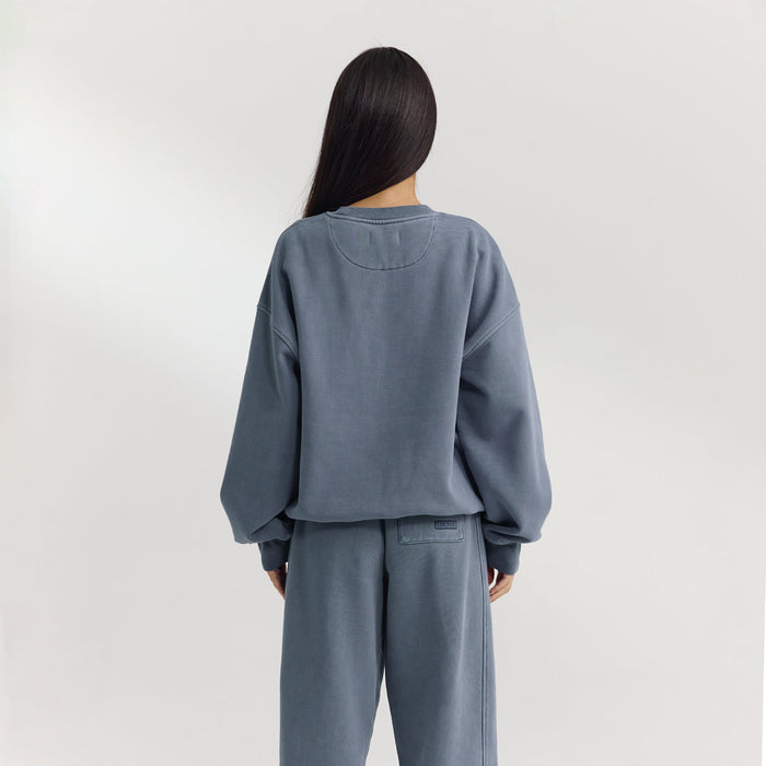 Oversized Jumper - Washed Blue
