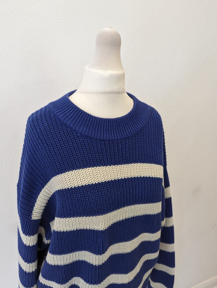 Part Two Blue Stripe Jumper M NWT £59.95
