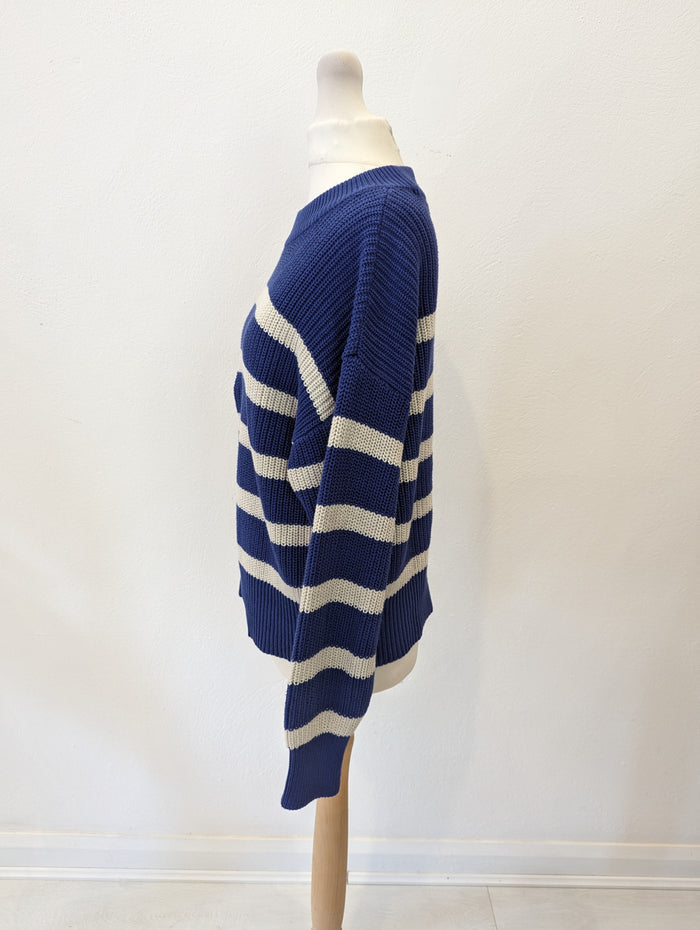 Part Two Blue Stripe Jumper M NWT £59.95