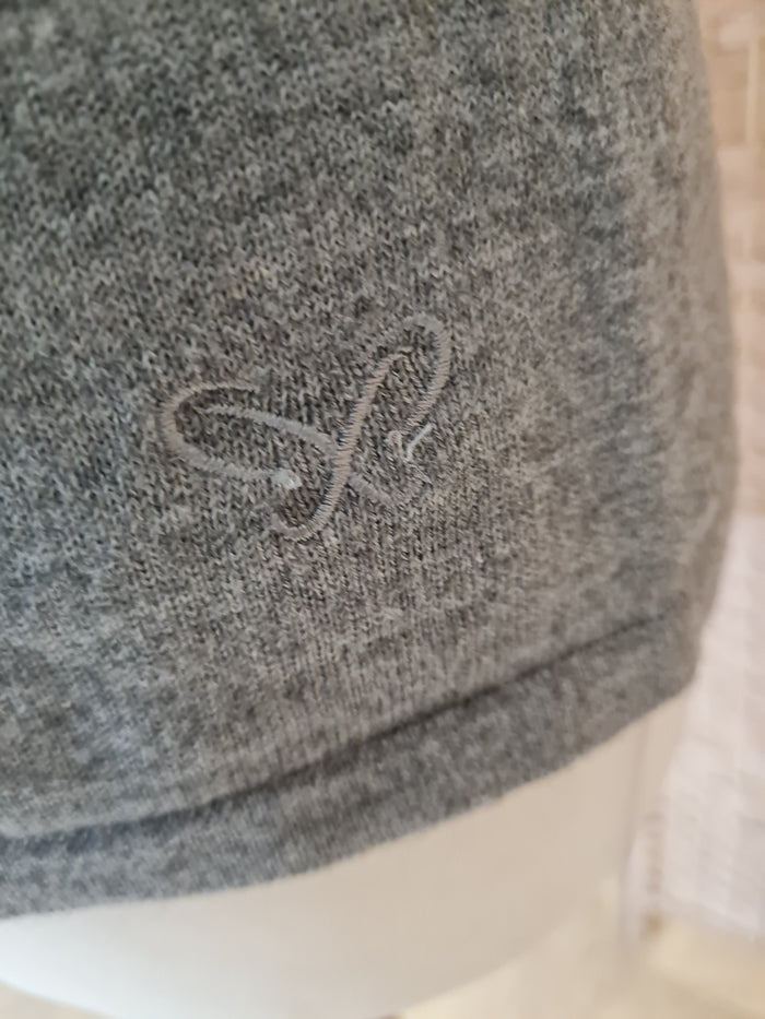 Passport Grey Roll Neck Jumper 40