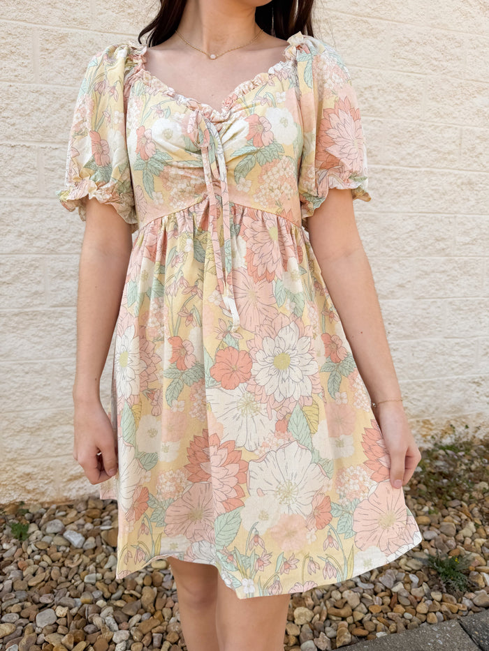 Pastel Dream Floral Dress