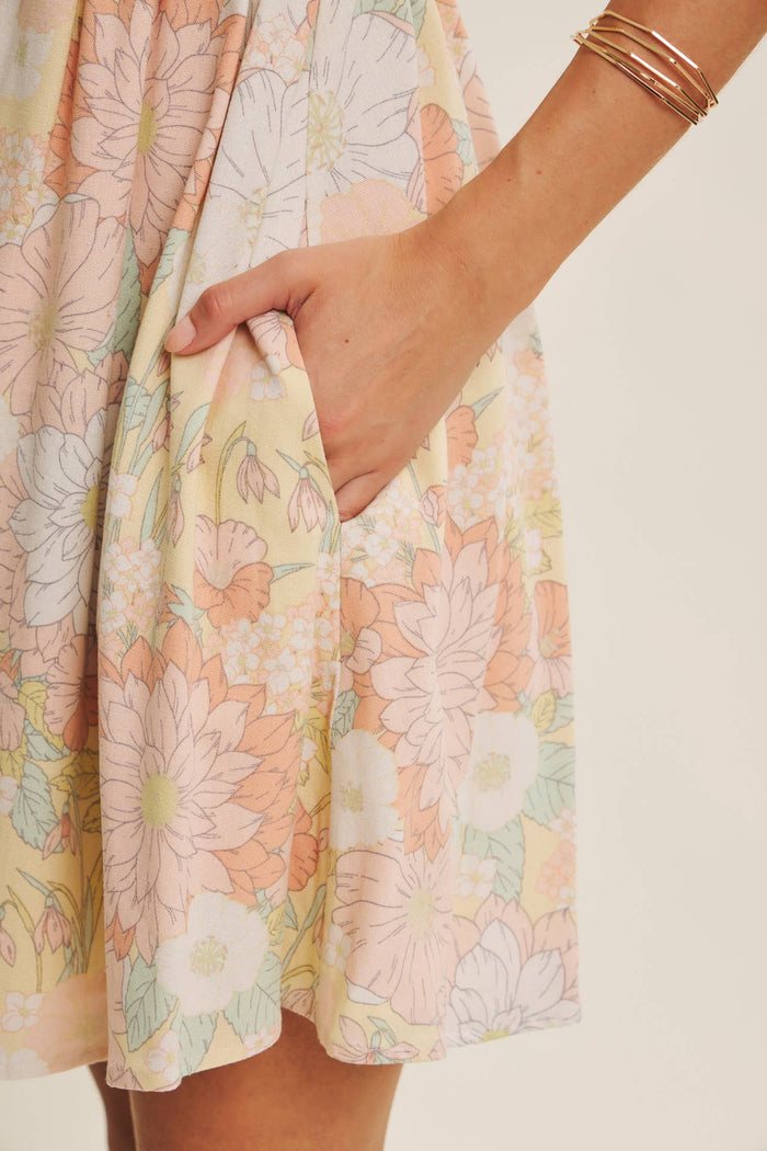 Pastel Dream Floral Dress