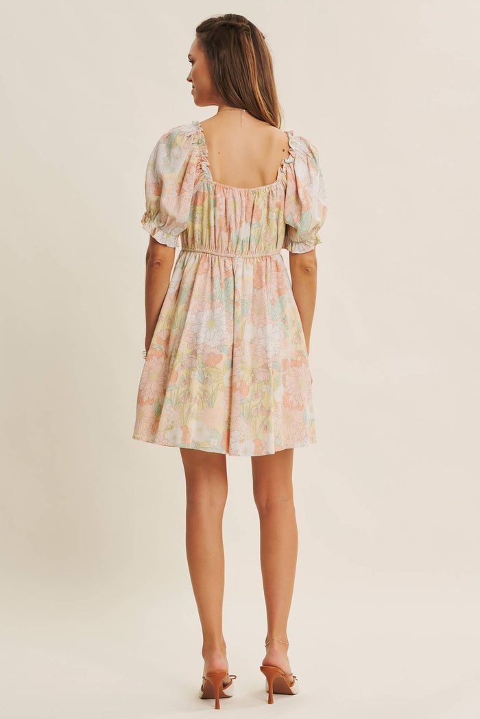 Pastel Dream Floral Dress