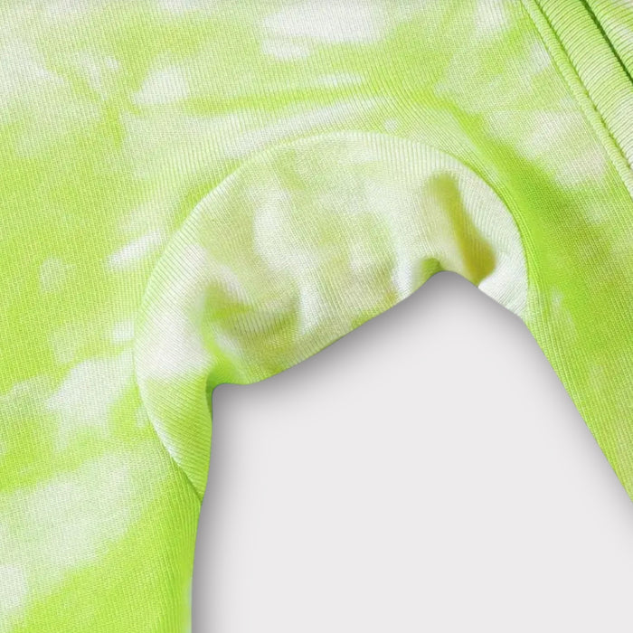 Pastel Lime Cloud Pajama Set – Ultra-Soft Bamboo Sleepwear for Babies image 2