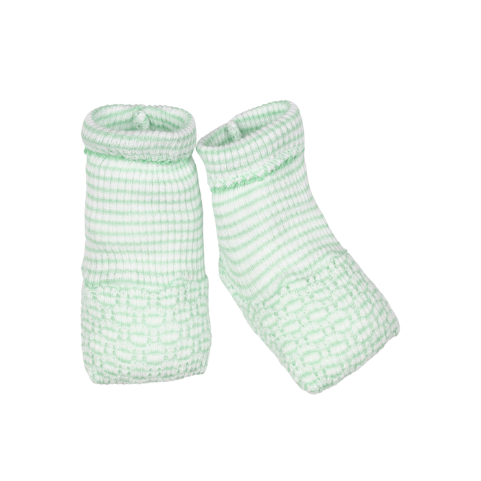 Paty Booties: Mint with No Bow