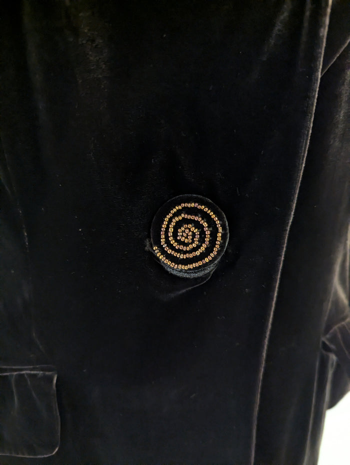 Per Una Brown Velvet Coat 14L