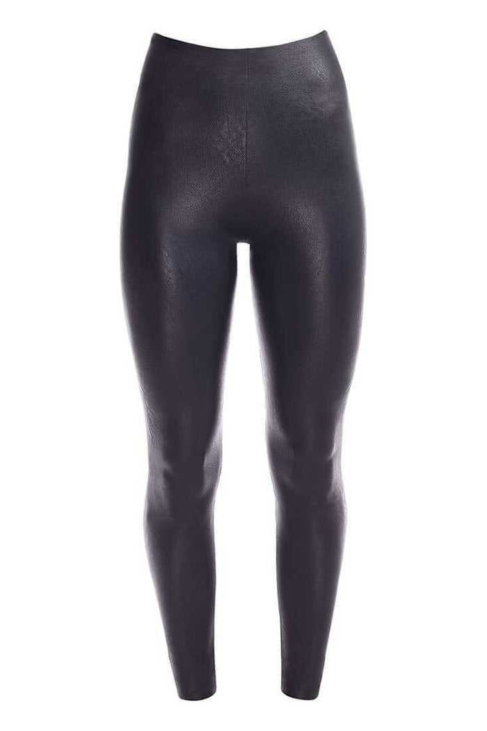 Commando Perfect Control Faux Leather Leggings in Black
