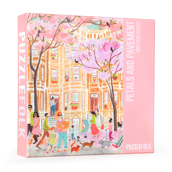 Petals and Pavement 500 Piece Puzzle