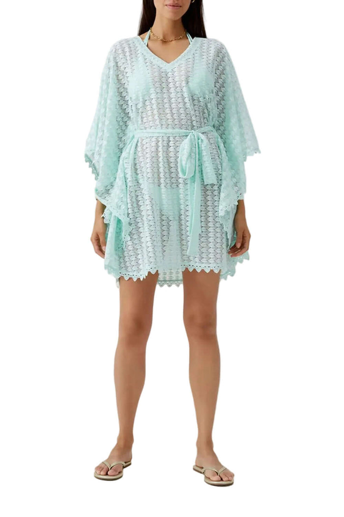 Melissa Odabash Petra Cover Up in Mint