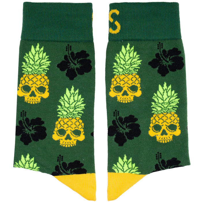 Pineskull Cotton Socks