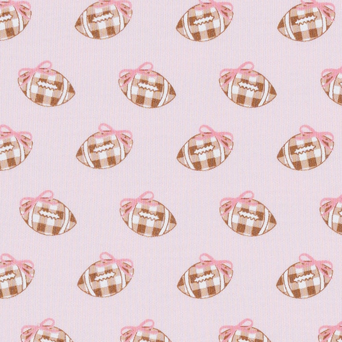 Pink Tiny Tailgater Long Pajamas