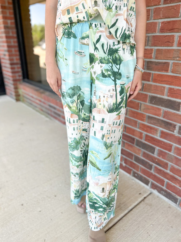 Piti Town Wide Leg Pants