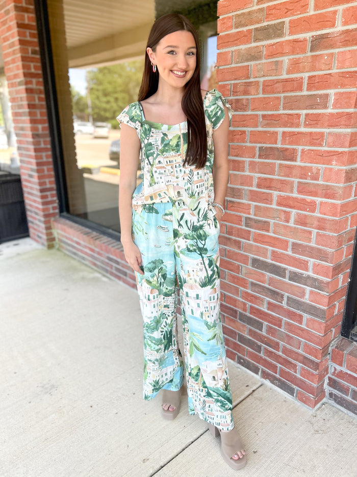 Piti Town Wide Leg Pants
