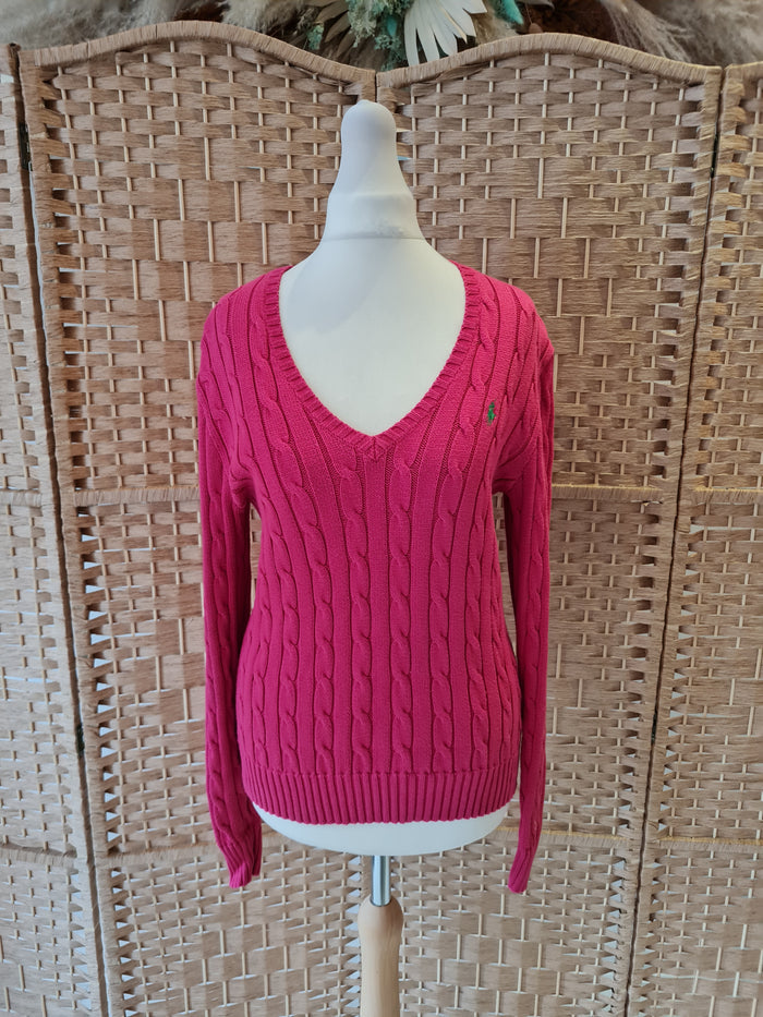 Polo Ralph Lauren Pink Jumper Small