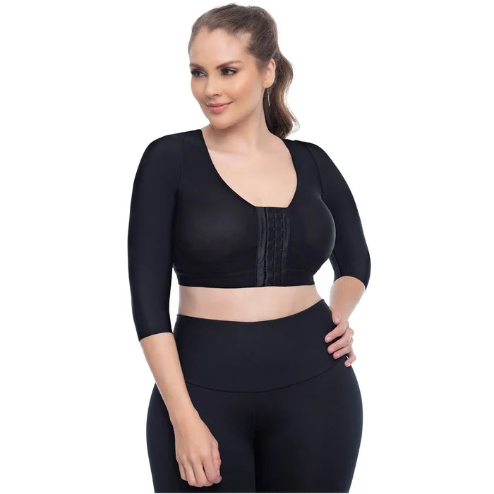 Post-Surgery Compression Bra with Sleeves for Women | Supportive Recovery Shapewear