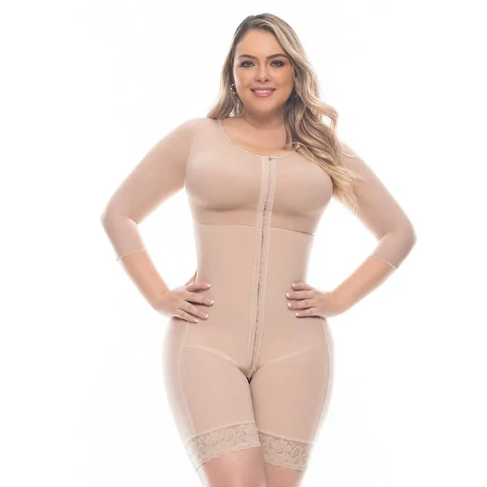 Post-Surgery Guitar-Shaped Shapewear with Built-In Bra for Women | Powernet Compression Bodysuit