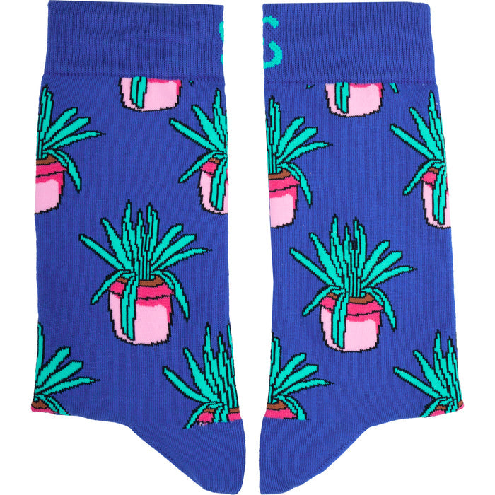 Pot Plant Cotton Socks