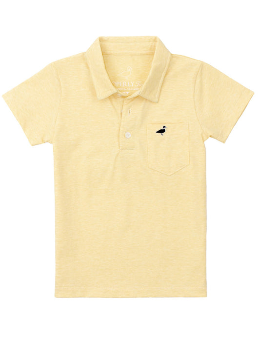 Properly Tied Boys Harrison Pocket Polo SS - Sunburst