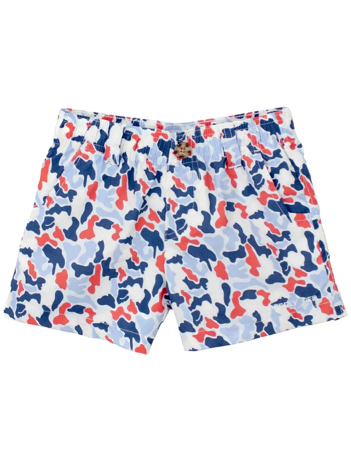 Properly Tied Boys Mallard Shorts - Americana Camo