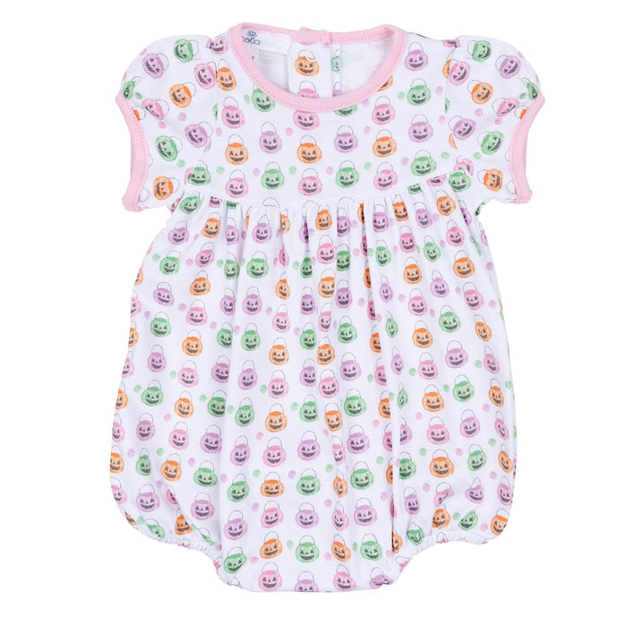 Pumpkin Party Print Short Sleeve Bubble