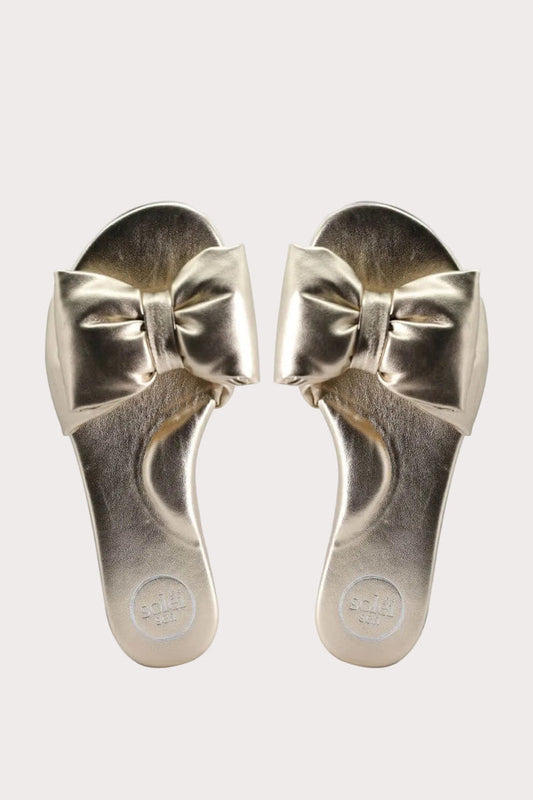 Solei Sea Rafie Bow Sandal