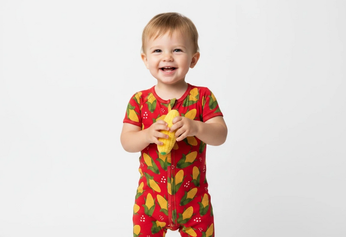Red Corn Bamboo Viscose Bodysuit image 0
