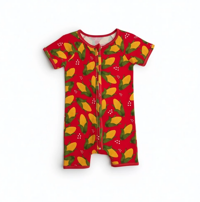 Red Corn Bamboo Viscose Bodysuit image 1