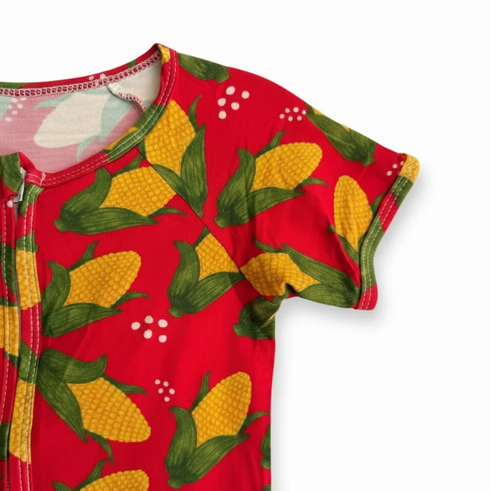 Red Corn Bamboo Viscose Bodysuit image 2