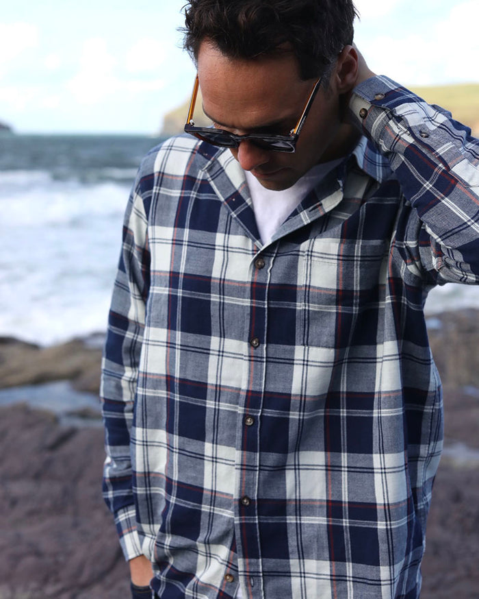 Redford Shirt | Blue check