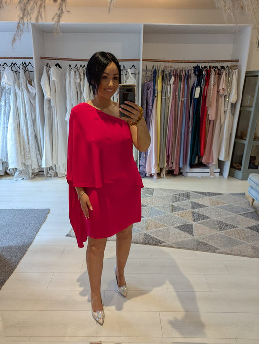 Reiss Pink One Shoulder 12 NWT