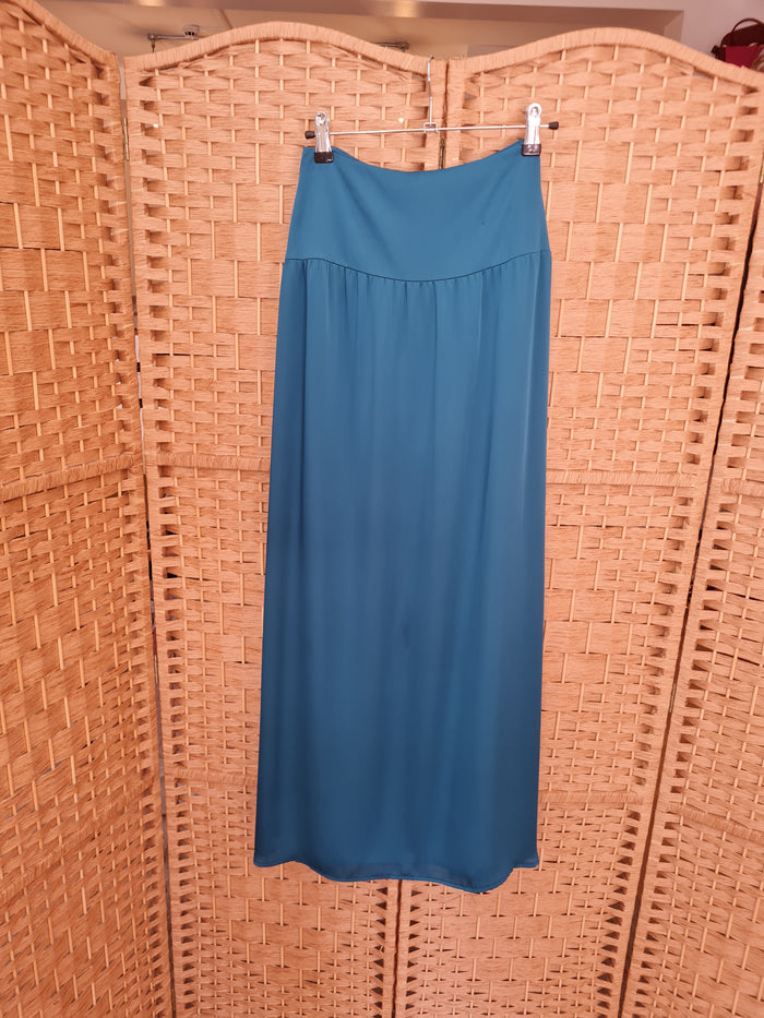 Reiss Teal Maxi Skirt 12