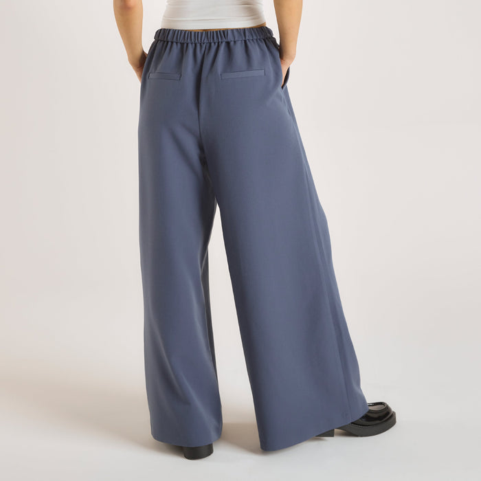 Relaxed-Fit Tailored Trousers - Blue